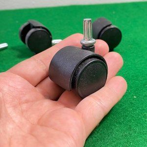 Caster Chair Company Casters S Replacement Casters,  Set of 4, Softer Casters